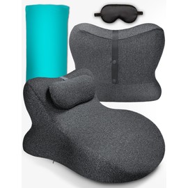 Modiee Pillow Ergonomic Wedge Pillow for Back Support, 27° Angled Memory Foam Bed Cushion, Multi-Position Support Pillow for Reading, Relaxing, Sleep & Posture Alignment, Rem