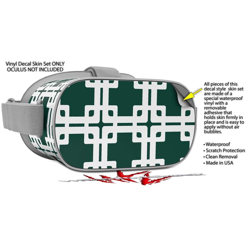 Decal Style Skin Wrap Compatible with Oculus Go Headset -