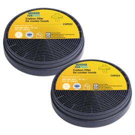 GOLDEN ICEPURE Activated Carbon Filter Cooker Hoods Compatible with Cooker Hood PKM Respekta MIZ 0023 Bomann KF 561 PKM CF110DU652, Ø 175mm, 2 Pieces