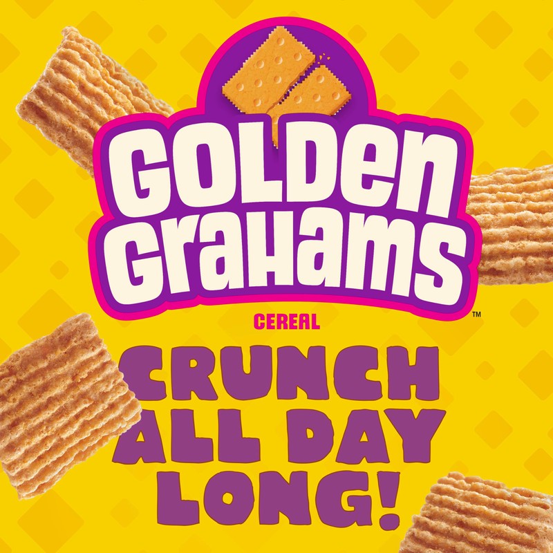 Golden Grahams Breakfast Cereal, Graham Cracker Taste, Made with Whole