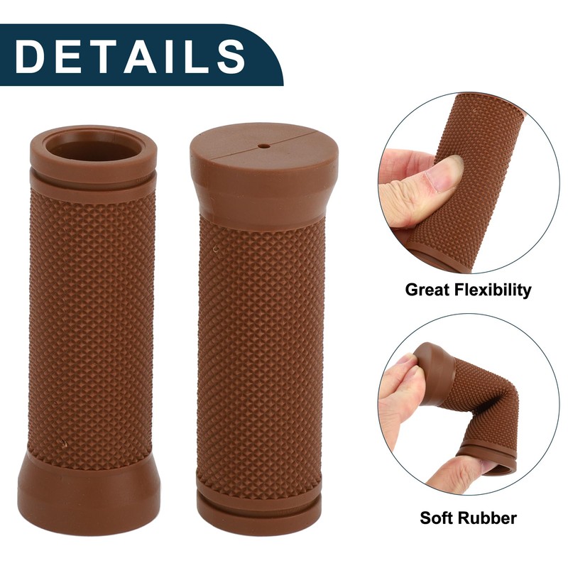 TUCKBOLD Bike Handlebar Grips Covers 90mm Long Lightweight | Bicycle