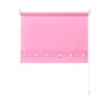 Square Eyelet Windows Roller Blinds Polyester Fabric, Easy Fit Trimmable,
