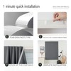 Sovtfides Magic Tape Stick On Curtains Window Shades Pull Down