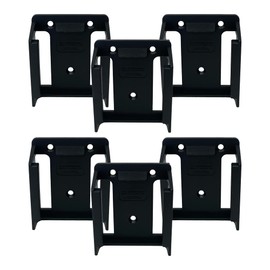 StealthMounts Battery Mounts for Hilti Nuron 22v | Cordless Battery Holders for Hilti Nuron 22v Power Tools | 6 Pack | Black Battery Organisers for Hilti Nuron 22v