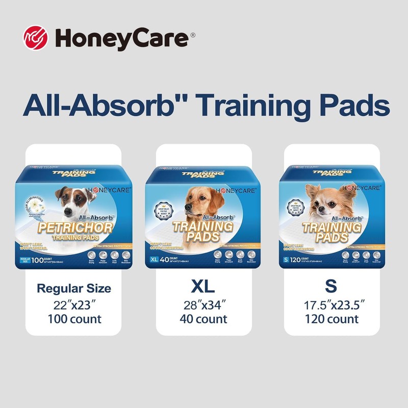 HONEY CARE All-Absorb, Large 22" x 23", 100 Count, Dog