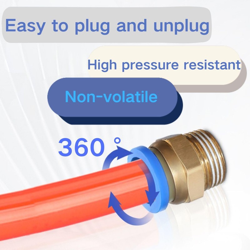 Set of 4 16 mm 1/2 inch PT Male Thread