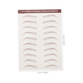 OATIPHO Realistic Makeup Eyebrow Stickers Waterproof Brow Eyebrow Shaping Stickers for Women Men Boys and Girls