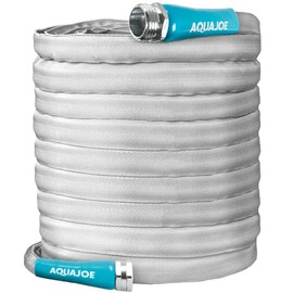 Aqua Joe AJFJH100-58-PRX XTREME FIBERJACKET Flexible, Kink-Resistant Garden Hose, 600 PSI Max, 5/8-Inch Diameter, 100 Feet