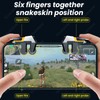 BlueWow 4-Finger Game Assist Trigger | Mobile Gaming Controller for