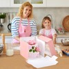 DOYIDE 12Pcs Cake Boxes, 10x10x10 Inches Tall Cake Boxes with