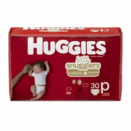 Huggies Little Snugglers Baby Diaper Preemie Up to 6 lbs. 67330 30 Ct