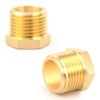 GASHER Brass 3/8" BSP Male Outer Hex Thread Socket Pipe