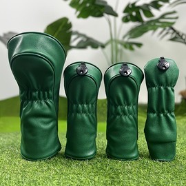 Abstract Tiger Golf Club Head Cover, Green, Durable & Waterproof, Enhanced Protection for Drivers and Woods - Colour: FW