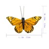 YCHTEWY - Monarch Butterfly Decor, Feather Butterfly Decorations Set of