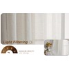 Qiseca Extra Long Curtains Linen Sheer Light Filtering Drapes Ceiling