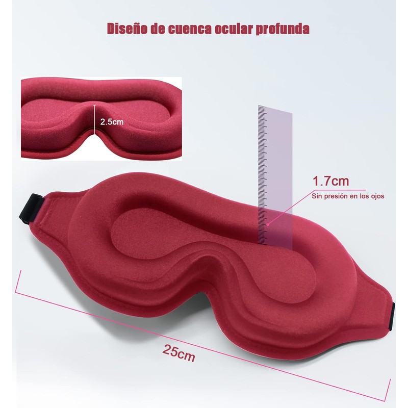 Antifaz para dormir, el antifaz OIOSEN con diseño 3D para