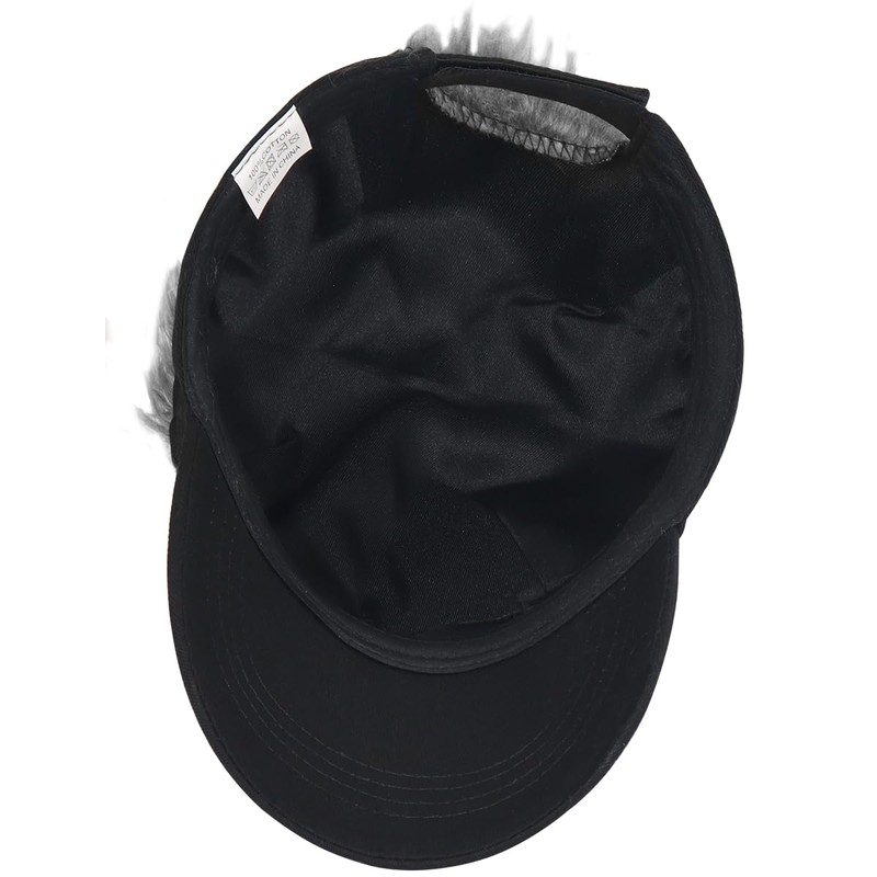 LXOrdora Mens Visor Hats with Spiked Wig Novelty Adjustable Baseball