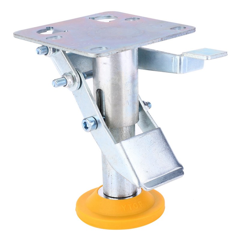 Trolley Brake Floor Lock Iron Galvanized Trolley Cart Lock with