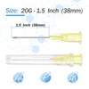 20Ga 1.5Inch Disposable Dispensing Luer Lock 100 Pack Lab Supplies