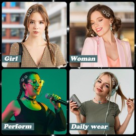 LuckyOpt 10Pc Star Hair Clips, 3CM Silver Metal Y2K 2000s Hair Barrettes Clips, Non-Slip Small Star Snap Hair Clips Barrettes Accessories for Girls and Women Parties (Sliver)