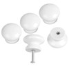 Changrongsheng Pack of 8 White Drawer Knobs, 33 x 25