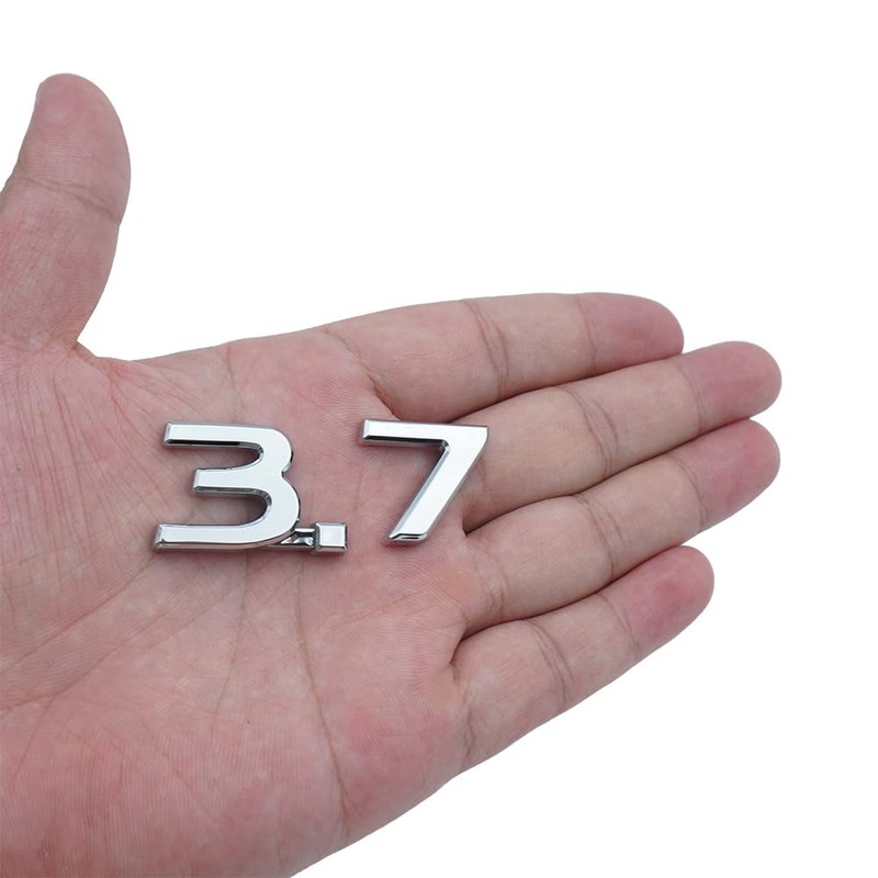 2pcs 3.7 Side Boot Emblem Badge Decal Replacement for 2014