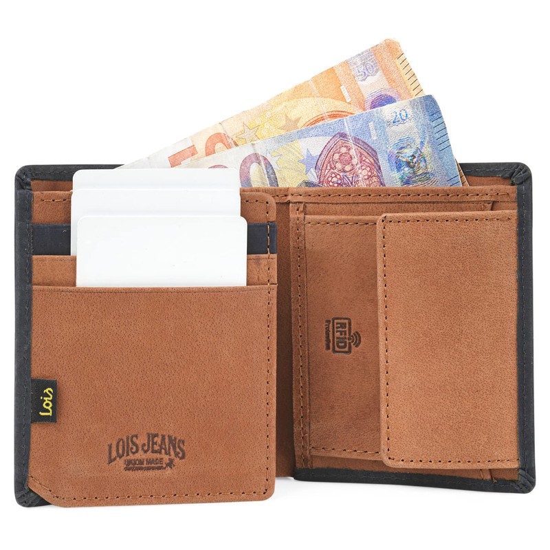 Lois - Men's Leather Wallet - Men's Leather Wallets with