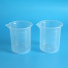 Kitchen Lab Graduated Beaker Clear Plastic Measuring Cup Thicken with