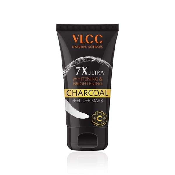 VLCC 7X Ultra Whitening & Brightening Charcoal Peel Off Mask(100gm)