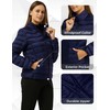 wantdo Women's Down Light Weight Spring Jackets Packable Puffer Jacket