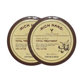 The Face Shop 1+1 The Face Shop Rich Hand V Hand and Foot Total Treatment 110ml / 더페이스샵 1+1 더페이스샵 리치핸드 V핸드앤풋 토탈 트리트먼트110ml