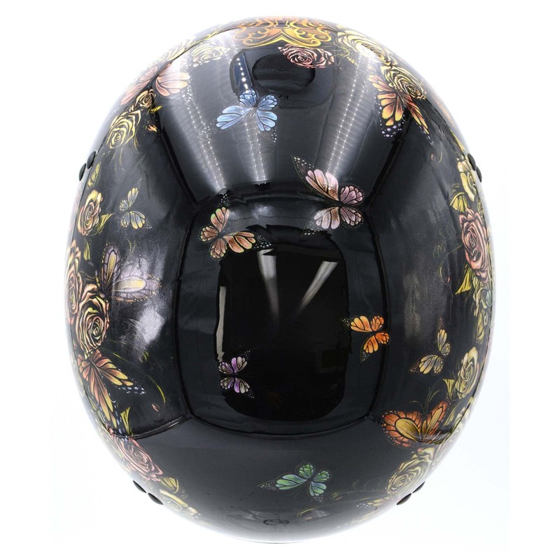 Hot Leathers Advanced Motorcycle DOT Skull Cap Classic Half Helmets