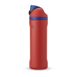 Owala FreeSip - Botella de agua aislada de acero inoxidable con pajita, botella de agua deportiva sin BPA, ideal para viajes, 24 onzas, Iron Man