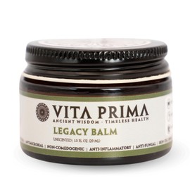 Vita Prima Whipped Tallow Balm, Made with 100% Grass Fed Beef Tallow & Organic Beeswax, Whipped Tallow Skin Moisturizer, All in one Beef Tallow Skin Care (1oz)