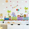 WOHAHA Wall Sticker, Jungle Animals, Stylish, Train Stickers, Balloons, Tropical