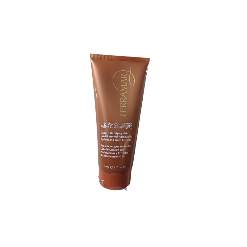 Terramar Acondicionador Matizador para Cabello Cobrizo, con Aminoácidos y Extractos