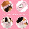 Crystal Dog Collar Rhinestone Pet Collar Bling Puppy Collar Studded