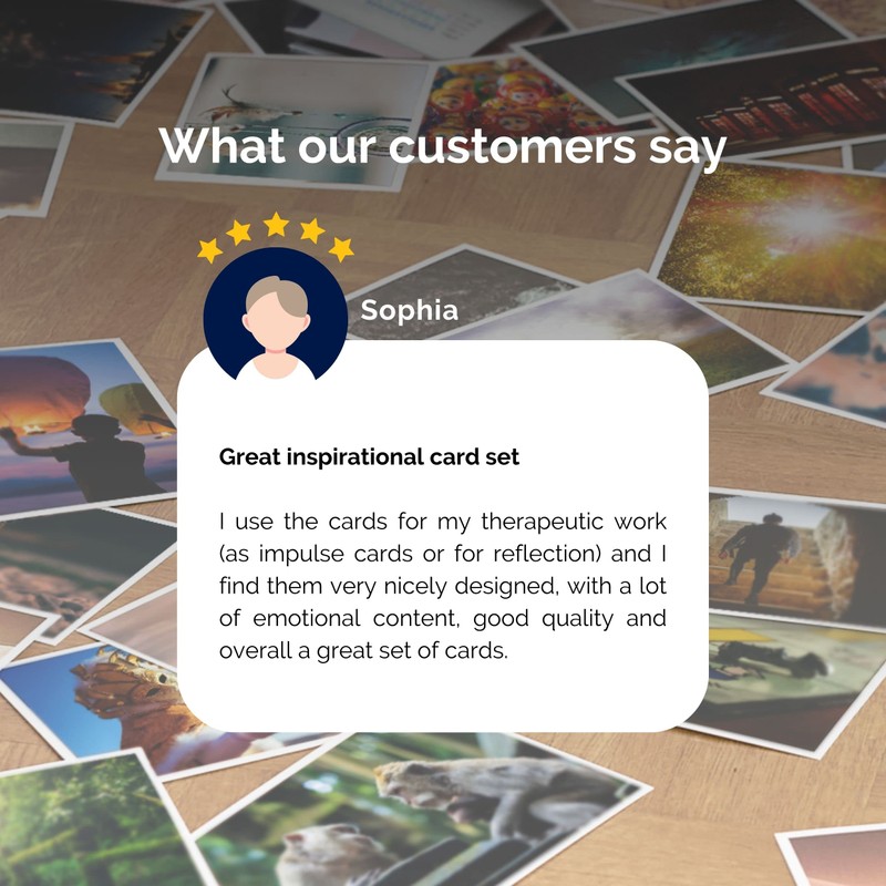 metaFox Life Design Postcards Pack 52 Cards for Coaching &