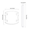 KPBKQLGA 8 Pack Car Door Handle Protector Films - Transparent,