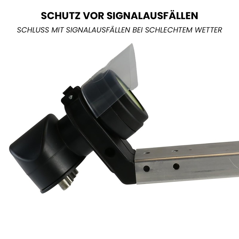 Zehnder Quattro LNB + Weather Protection Cover, with LTE Sun