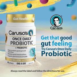 Caruso's Natural Health Probiotic - Once Daily 60 Capsules