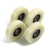4 Pieces Nylon Polyamide Rollers 40 mm diameter 10 mm