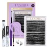 Kit De Extensiones De Pestañas 30d+40d Lash Curvatura 9-16m
