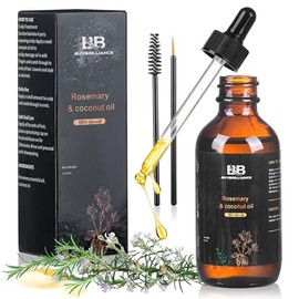 Rosemary Oil & Coconut Oil 2.Oz Hair growth rosemary essential oil for Damaged Hair Reduce Hair Loss Dry Scalp & Skin Care Rosemary hair oil Serum for