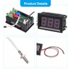 RUIZHI Industrial High Precision Thermometer, -30~800°C 12V Temperature Meter with