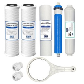 IPW Industries Inc - Compatible ERO 5 pc Reverse Osmosis Filters 1 Year Set, 5 Stage Reverse Osmosis Water Filter
