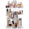HBlife 360 Rotating Makeup Organizer Plus Size Adjustable Carousel Large