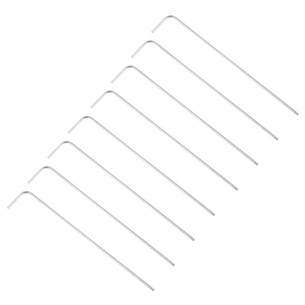 QUARKZMAN 8 Pieces 1/16" Ball Head Allen Wrench, SAE L-shaped