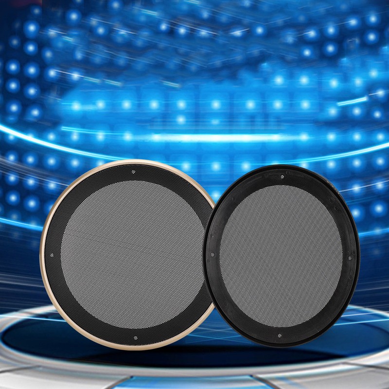 2 pcs 8 inch Audio Speaker Cover Decorative Circle Protective