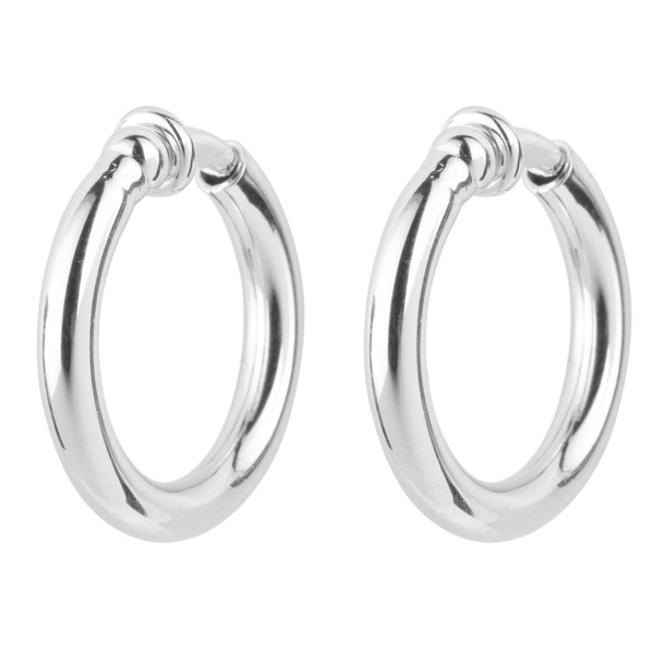 Traveller 155050 Women's Hoop Clip Earrings, Diameter 33 mm, Gold